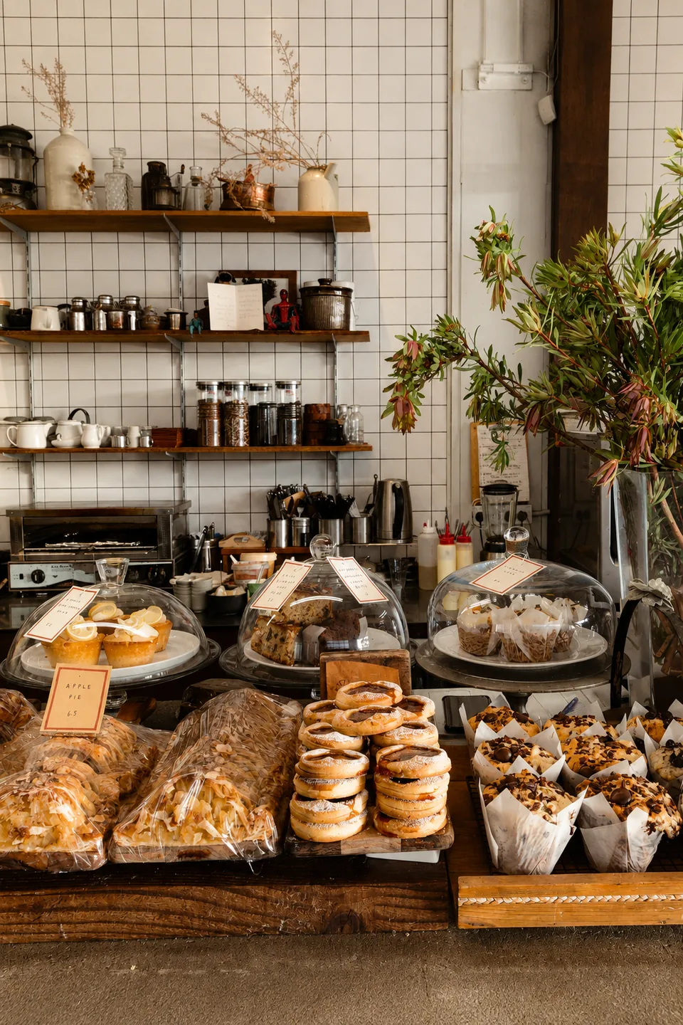 Bakes and cakes at the Gentle Giant counter